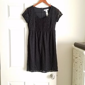 Laundry 6 Black Lace Overlay Dress Excellent Condi